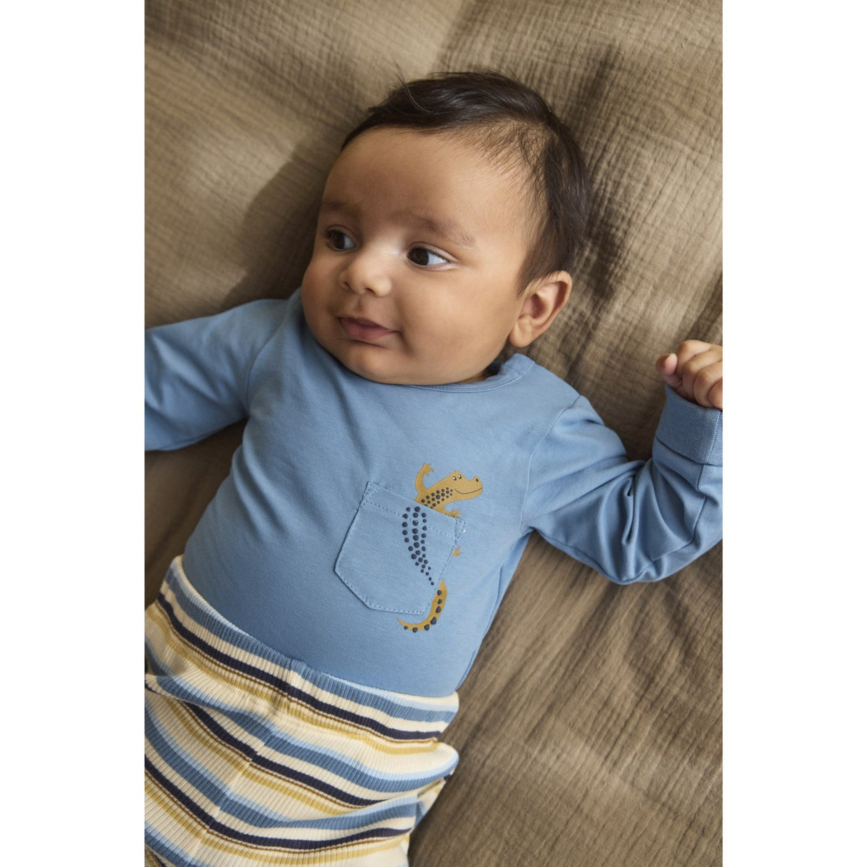 Minymo Lily Pad Bukser Y/D Rib