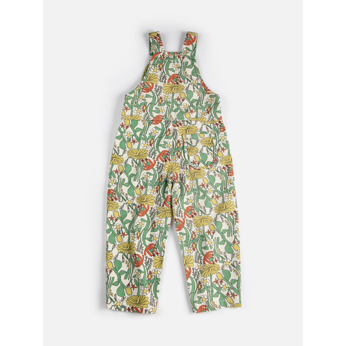 Bobo Choses Offwhite Farge Herbalist All Over Woven Dungaree