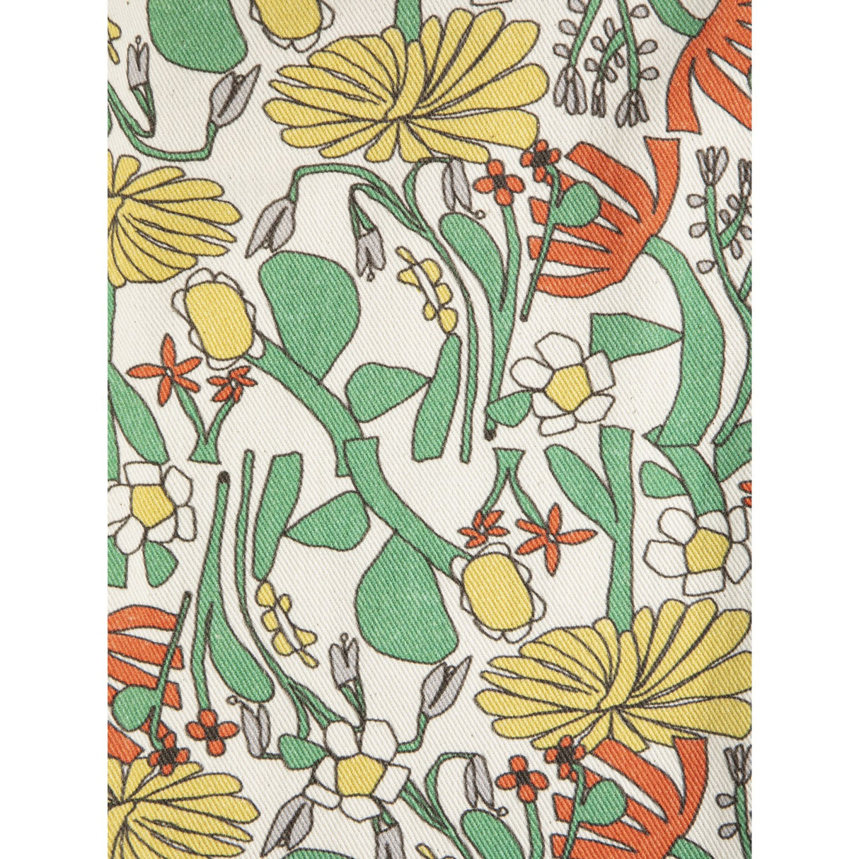 Bobo Choses Offwhite Farge Herbalist All Over Woven Dungaree