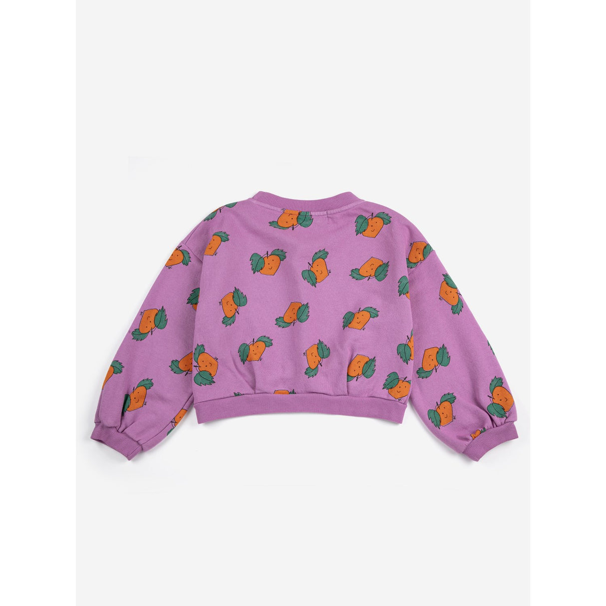 Bobo Choses Purple Tangerine All Over Cropped Collegegenser