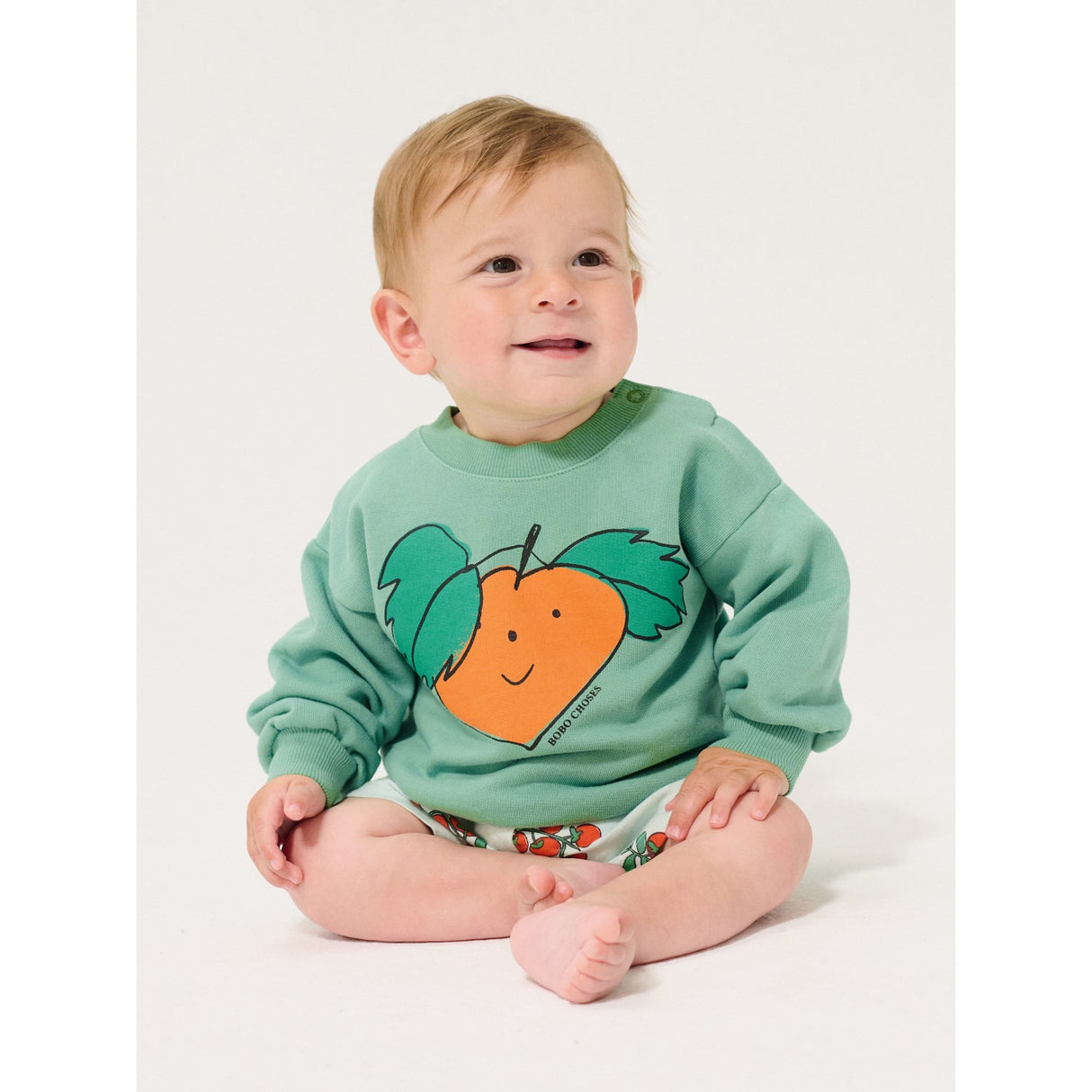Bobo Choses Green Tangerine Collegegenser