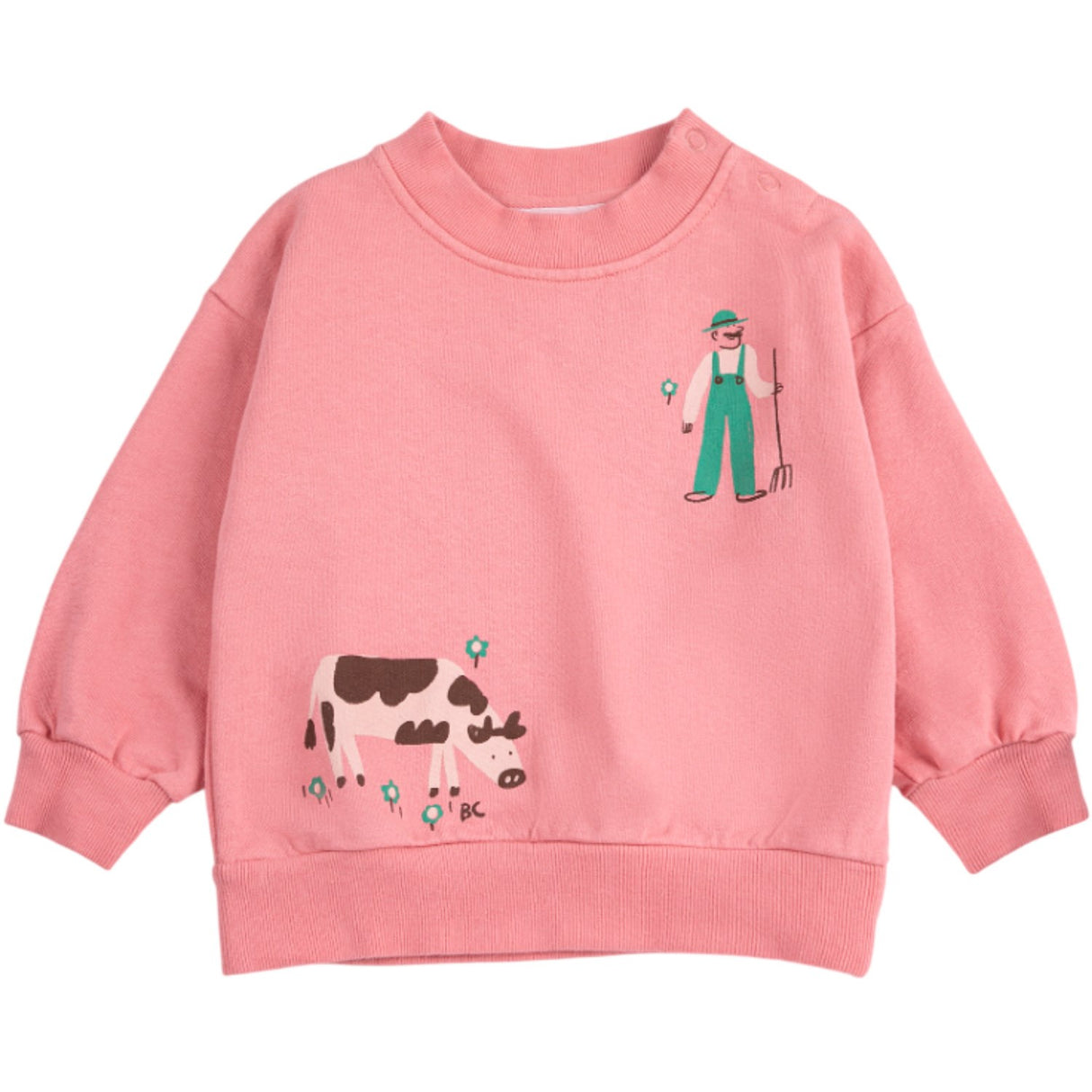 Bobo Choses Pink Farm Adventure Collegegenser