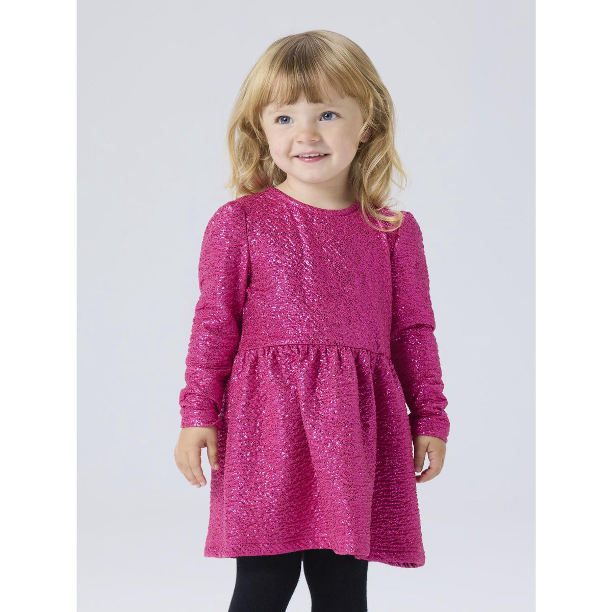 Name It Pink Yarrow Nmfrisine Ls Kjole Pb