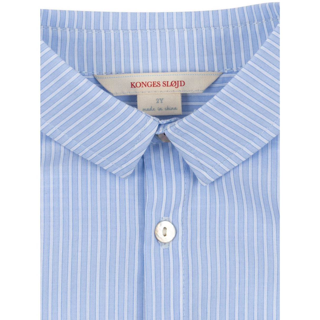 Konges Sløjd Blue Stripe Wes Skjorte Gots
