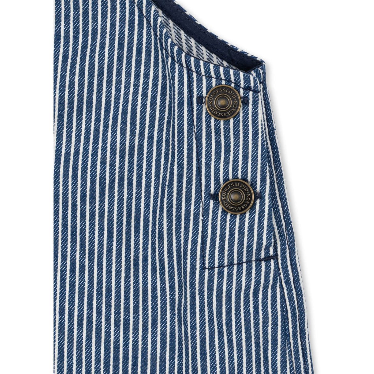 Konges Sløjd Blue Stripe Luc Overalls Gots