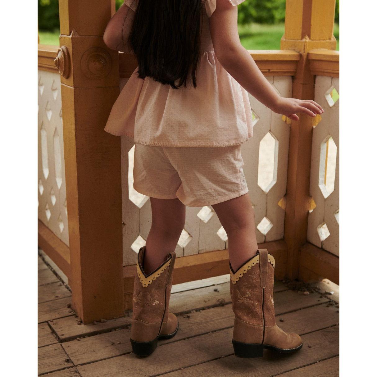 COPENHAGEN COLORS Beige Suede Limited Cowboy Støvler High