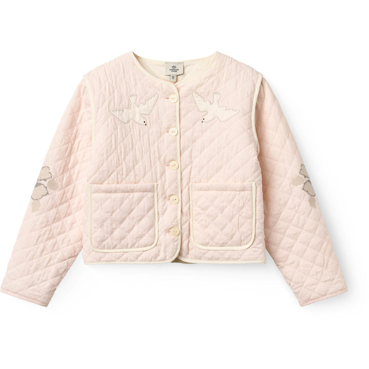 COPENHAGEN COLORS Dusty Rose Comb. Vattert Jakke