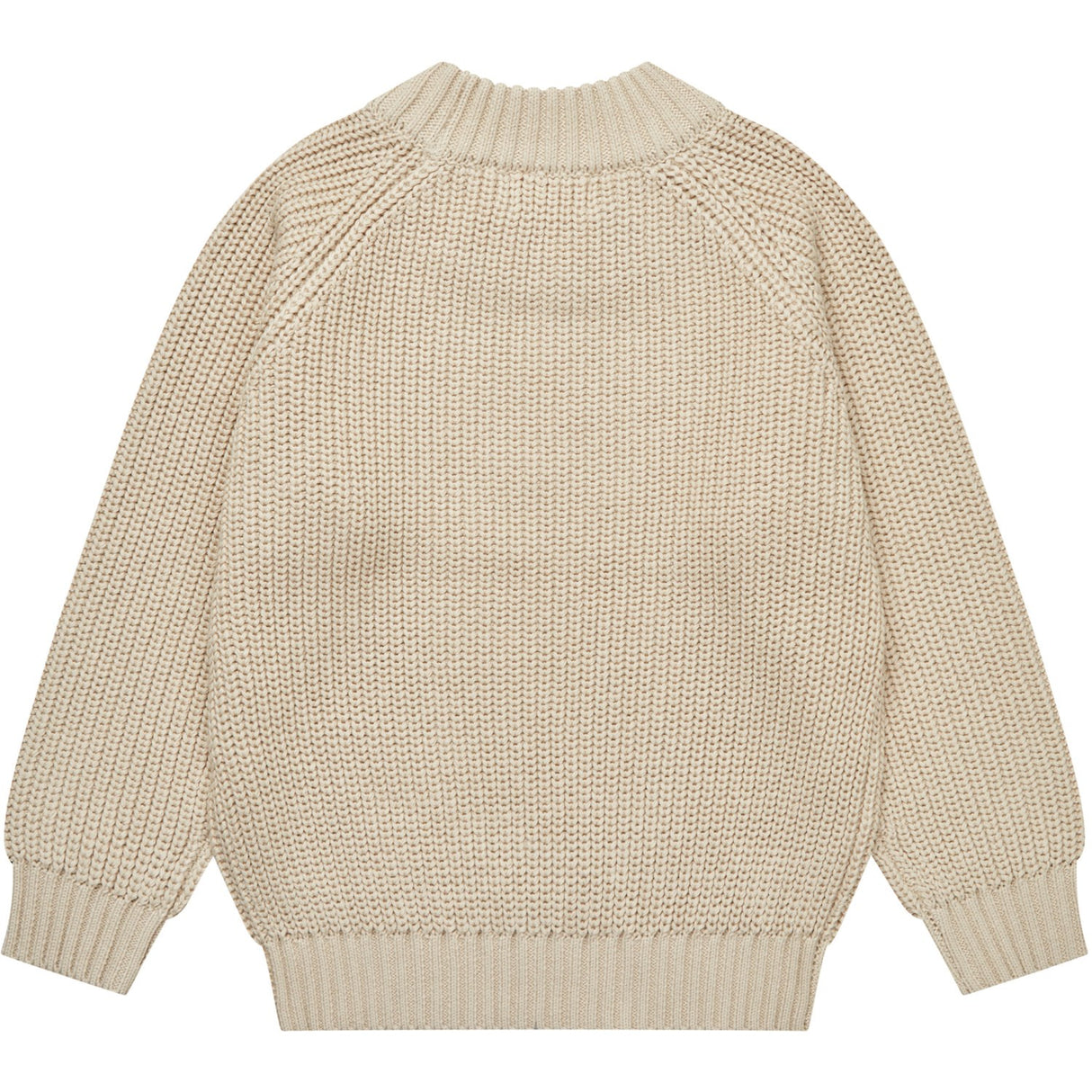 COPENHAGEN COLORS Sand Strikket Classic Rib Bluse