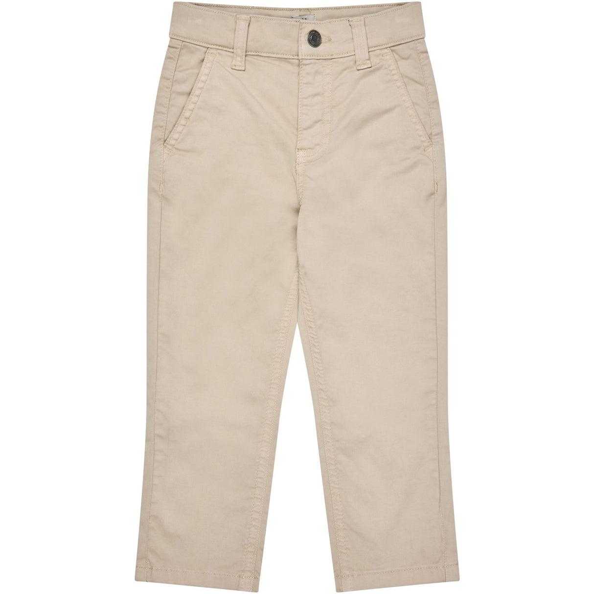 COPENHAGEN COLORS Beige Silky Twill Chinos Slim - Med Stretch