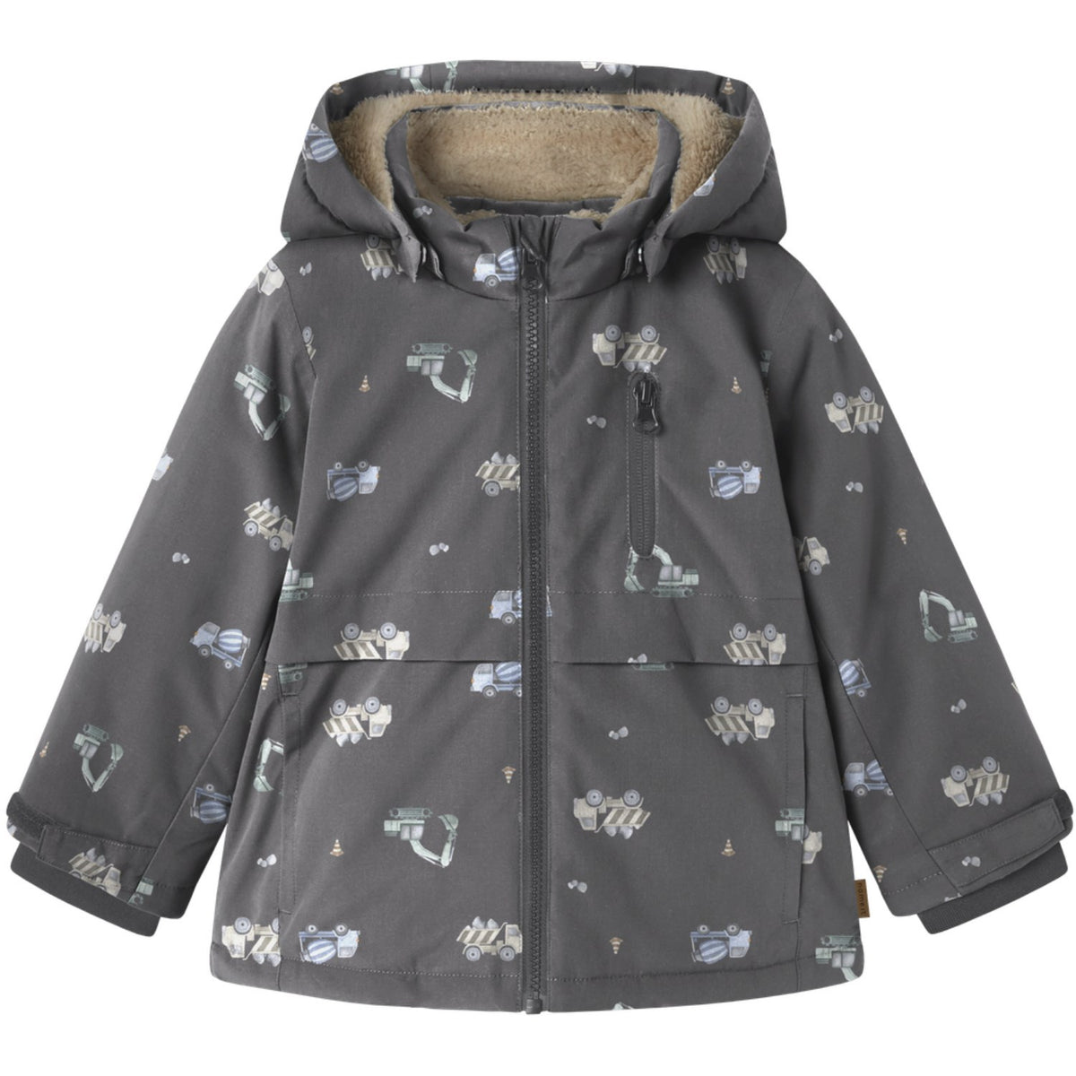 Name It Blackened Pearl Nmmsnow05 Jakke Aop 1Fo