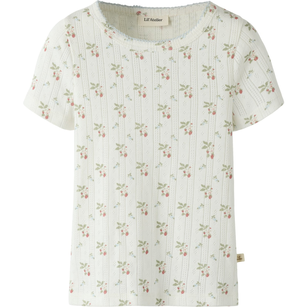 Lil'Atelier Coconut Milk Strawberry Nmfrachello Dap Ss Slim Topp Lil
