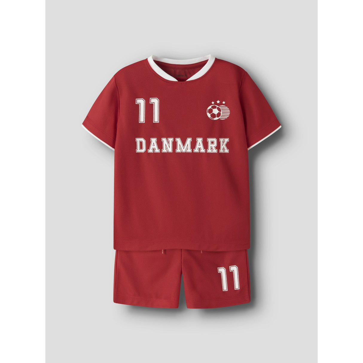 Name It True Red Nmnhiteam Shorts Sett