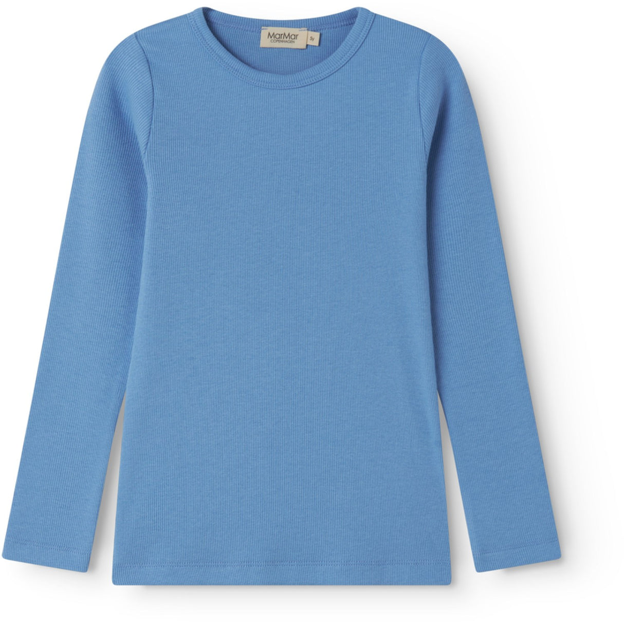 MarMar Modal Fine Rib Surf Blue Tani Bluse