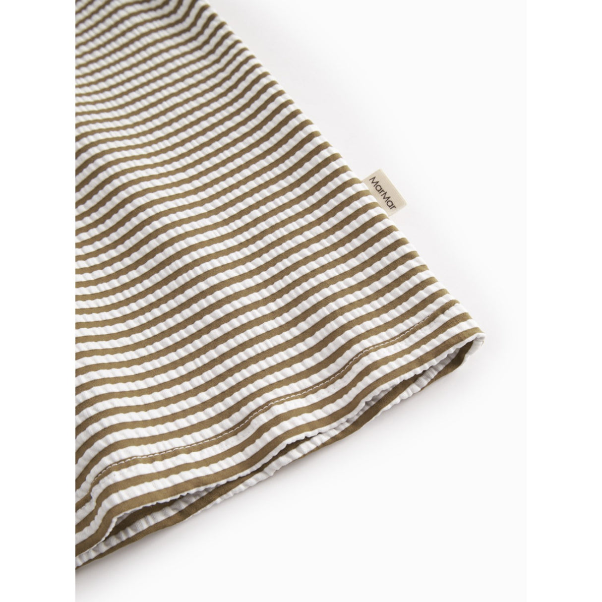 MarMar Seersucker Swim Dark Bronze Stripe Swean Tee