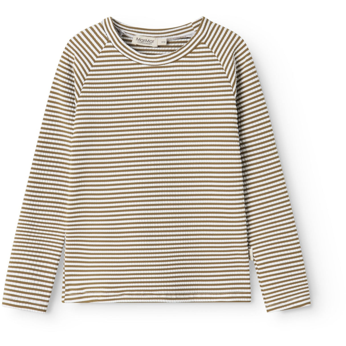MarMar Seersucker Swim Dark Bronze Stripe Swean Tee