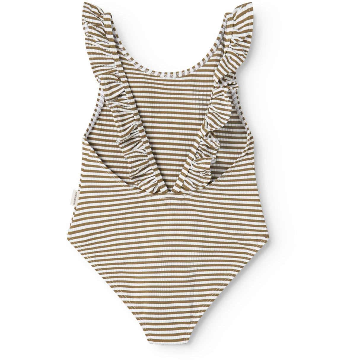 MarMar Seersucker Swim Dark Bronze Stripe Swilla Bathing Drakt