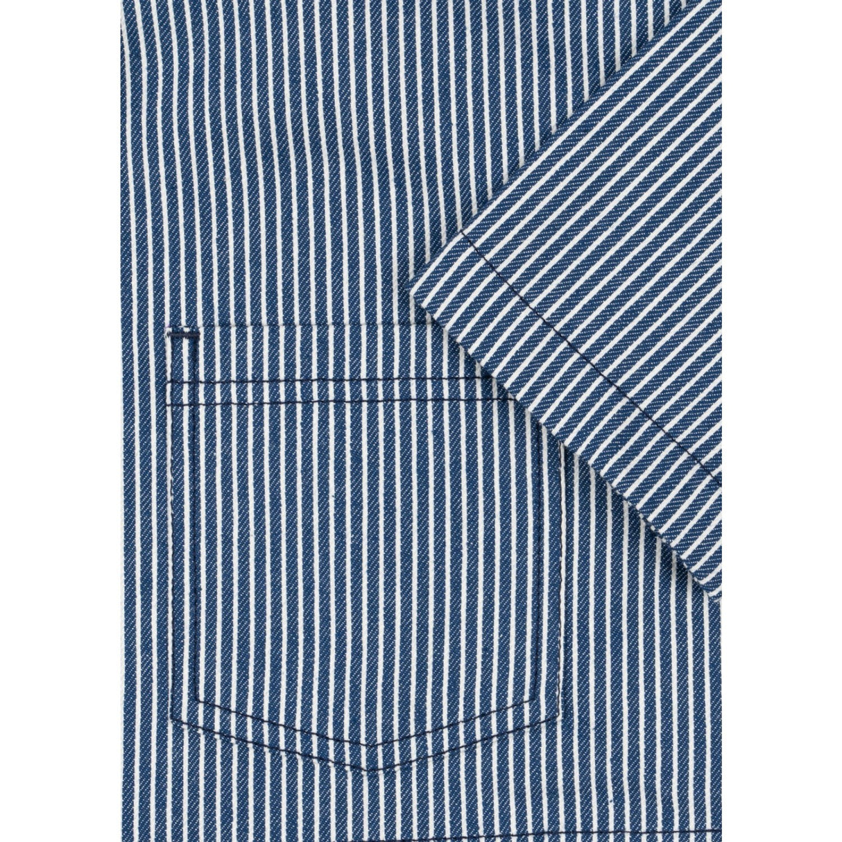 Konges Sløjd Blue Stripe Luc Skjorte Jakke Gots