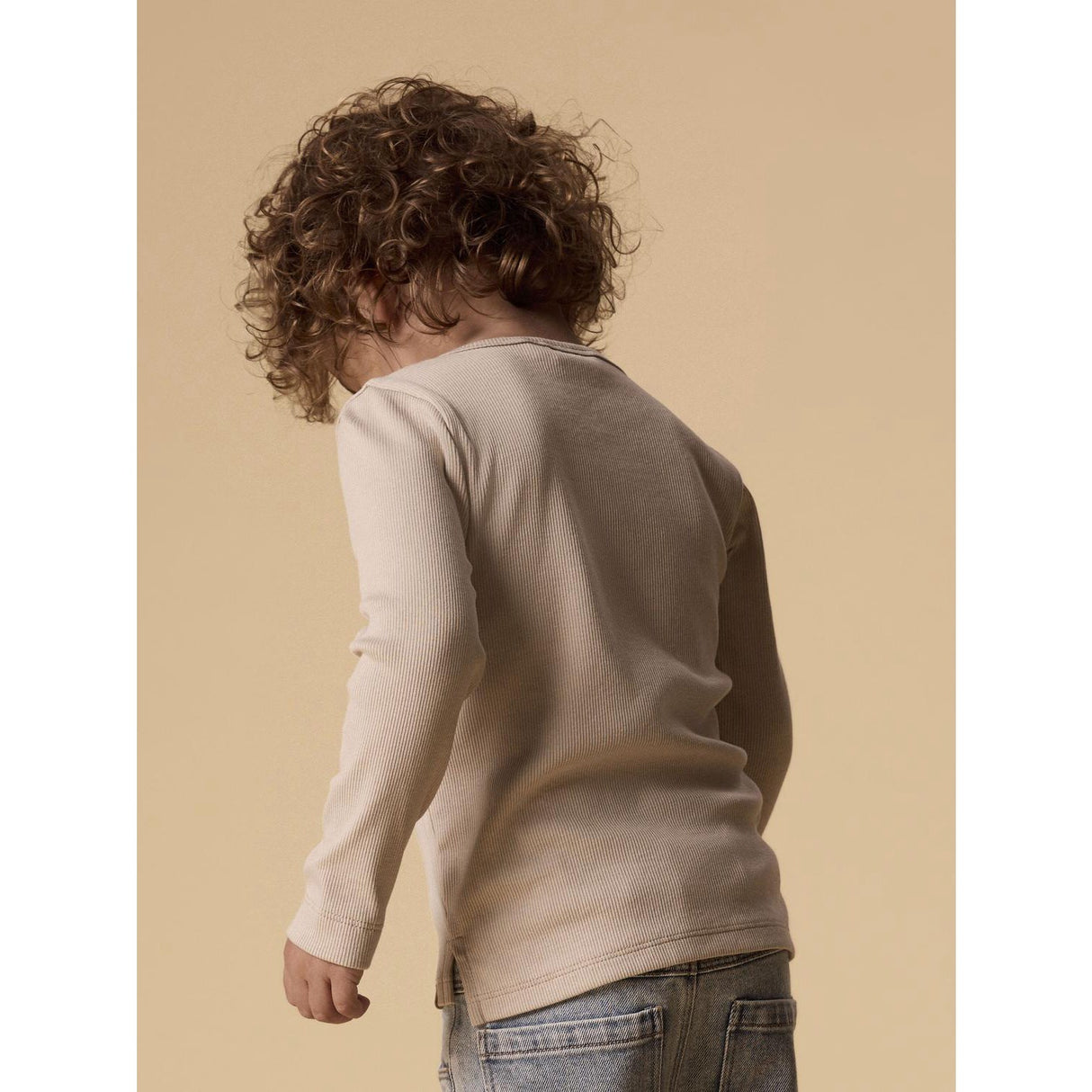 Lil'Atelier Oxford Tan Nmmlago Ls Slim Topp Lil