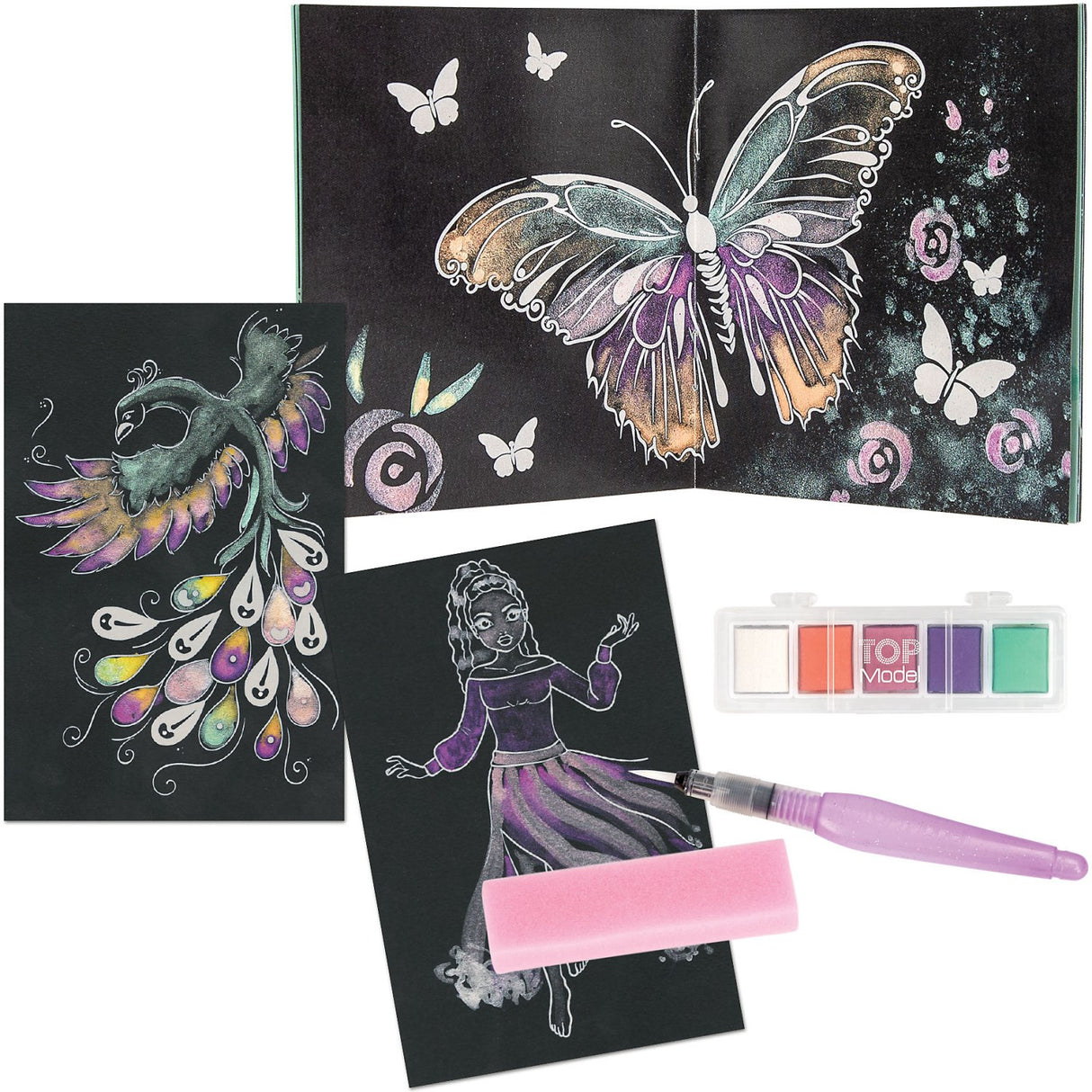 TOPModel Metallic Watercolour Sett