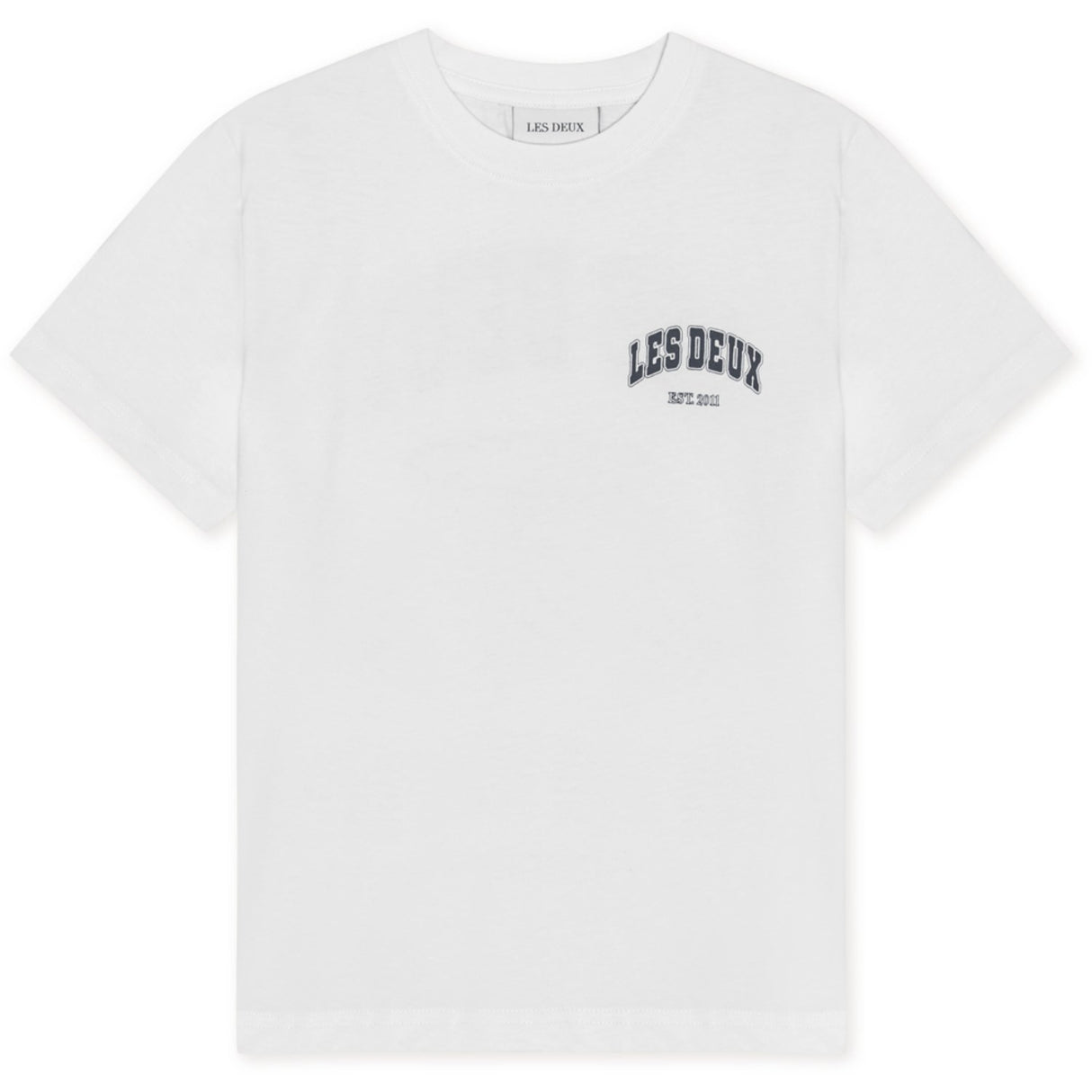 Les Deux Kids White Hoop T-Shirt