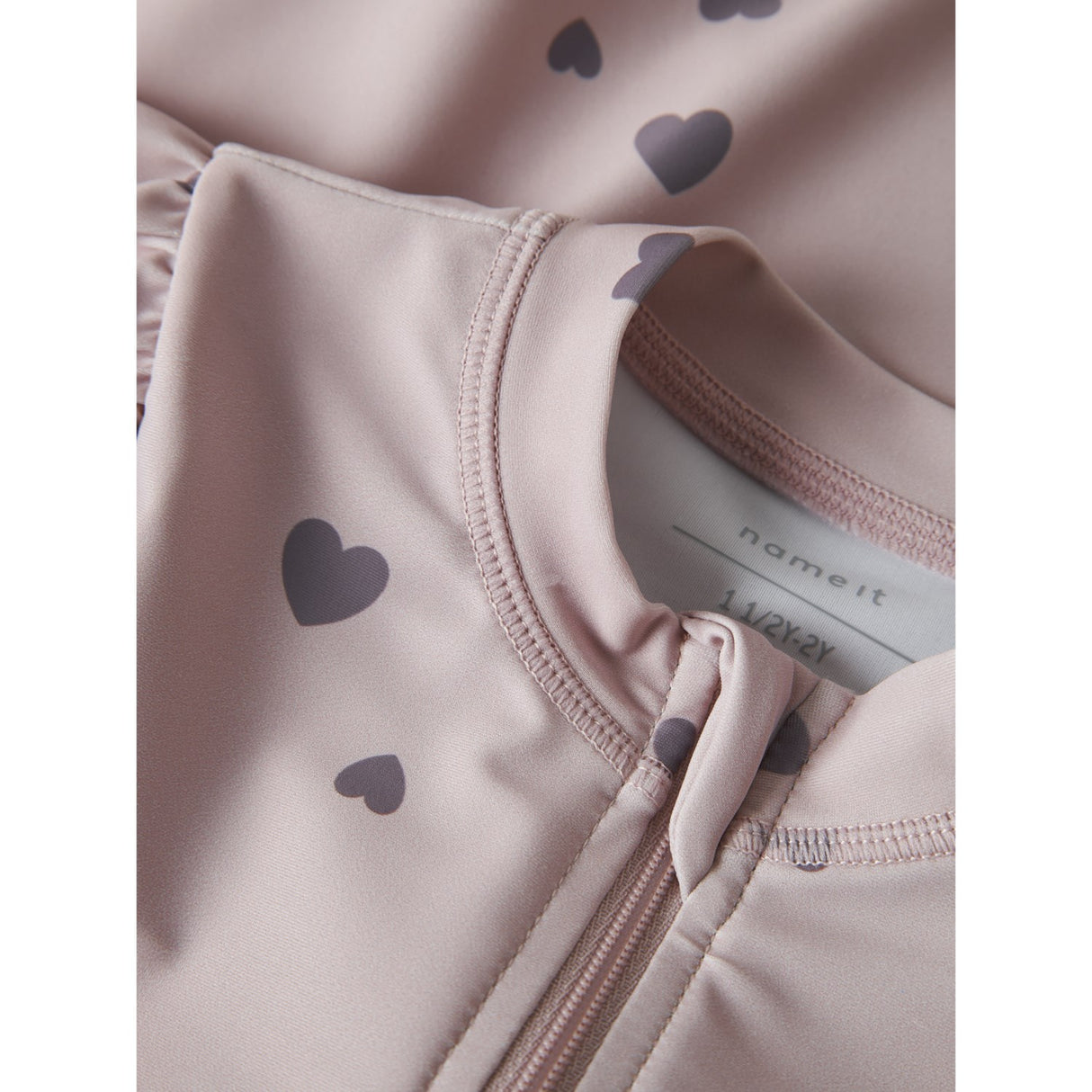 Name It Burnished Lilac Nmfzippa 3/4 Uv Badedrakt