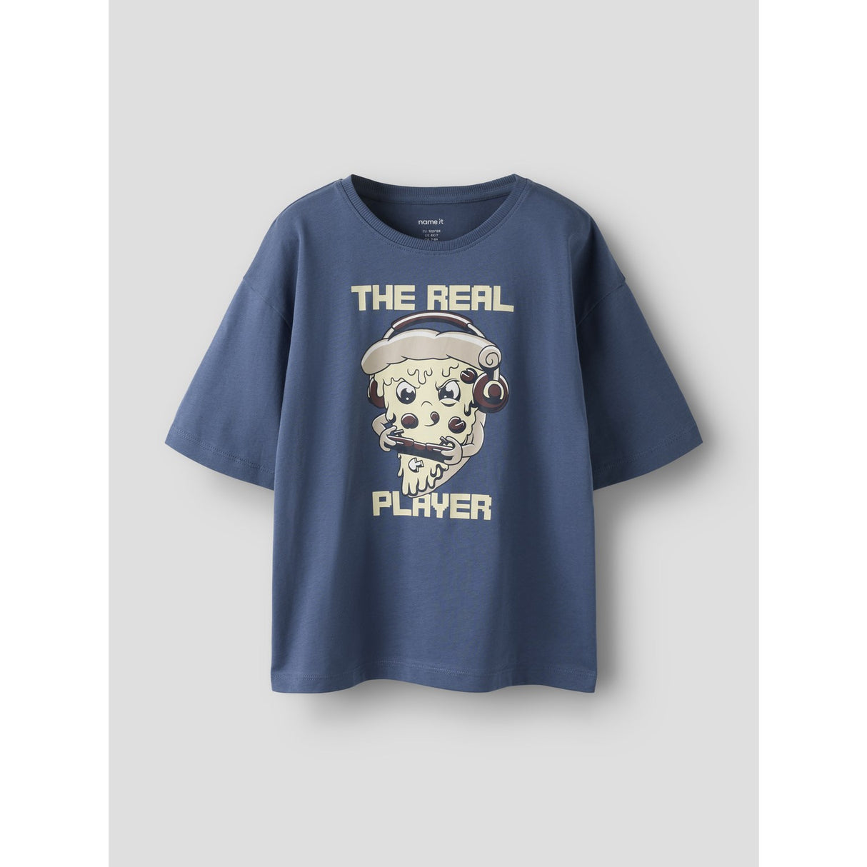 Name It Vintage Indigo Pizza Gamer Nkmvictor Ss Nreg Topp