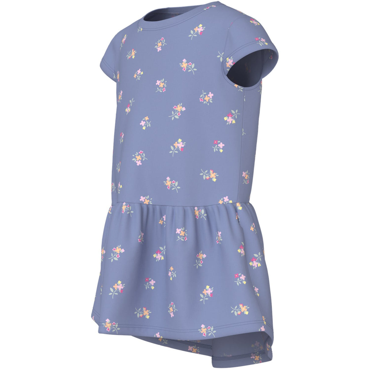 Name It Purple Impression Floral Bundles Nmfvigga Capsl Kjole F1 Noos