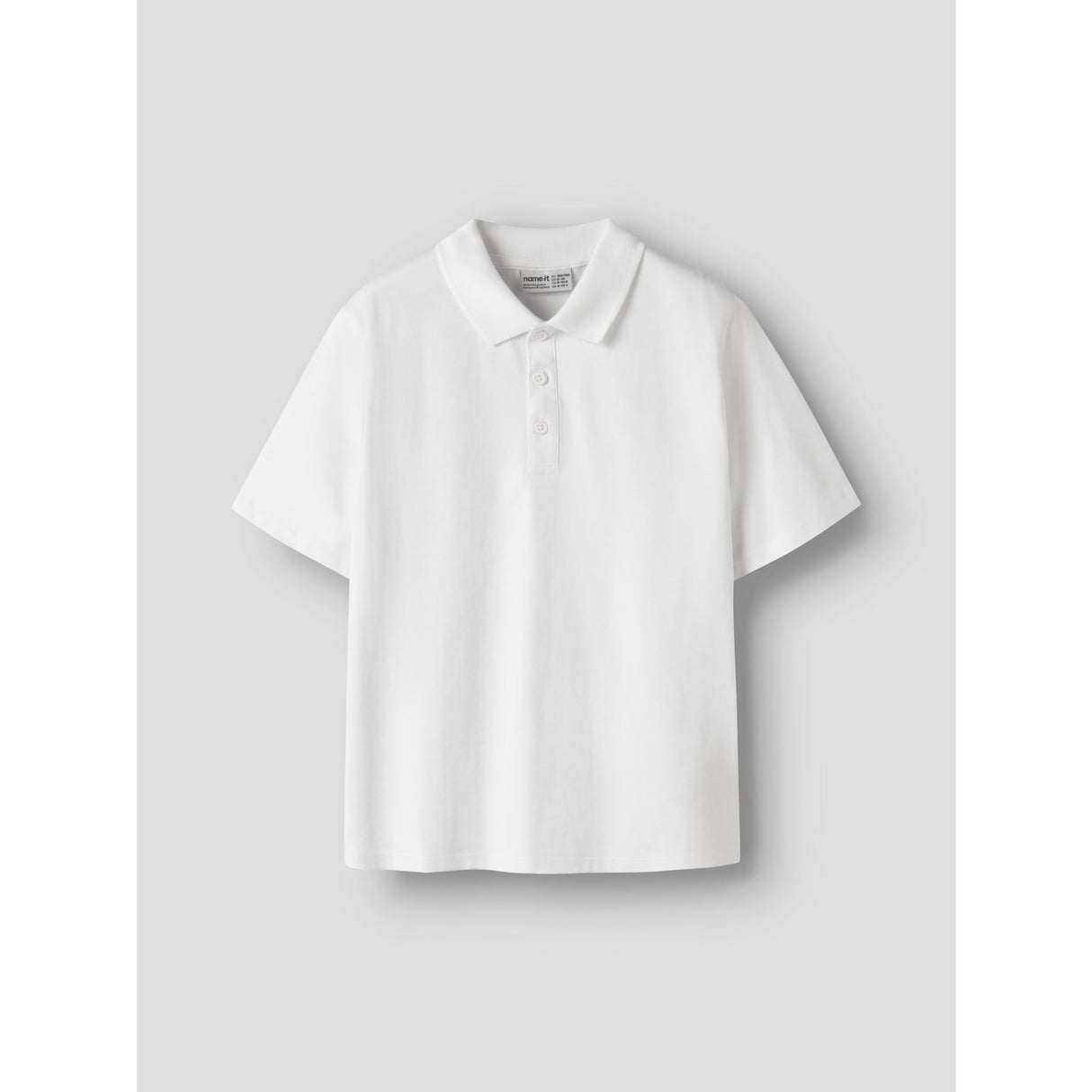 Name It Bright White Nkmkally Ss Nreg Polo Noos