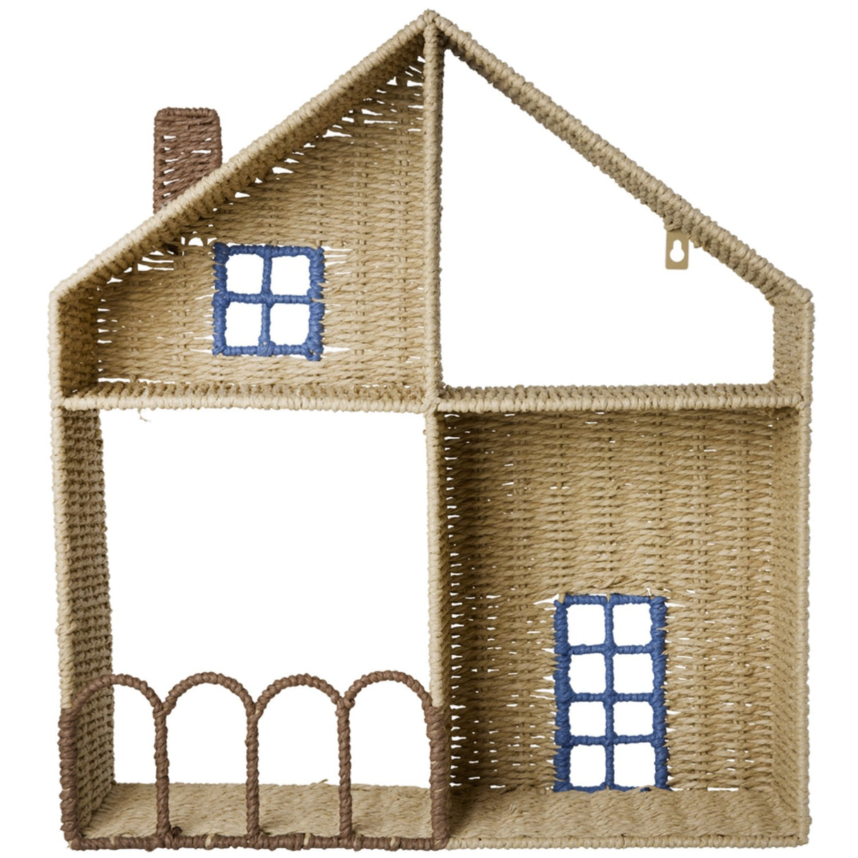 Rice Paper Rope Hylle In House Shape Med Blue Details