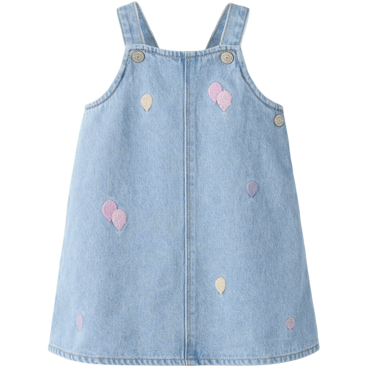 Name It Medium Blue Denim Balloons Nbfsilla Dnm Smekke Skjørt 4999-Za