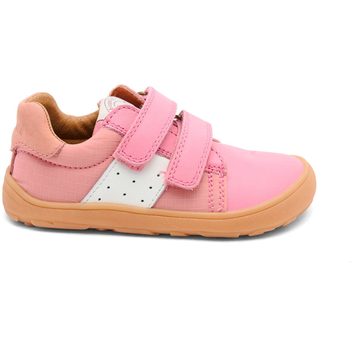 Bisgaard Pink Barefoot Ricco Borrelås Sko