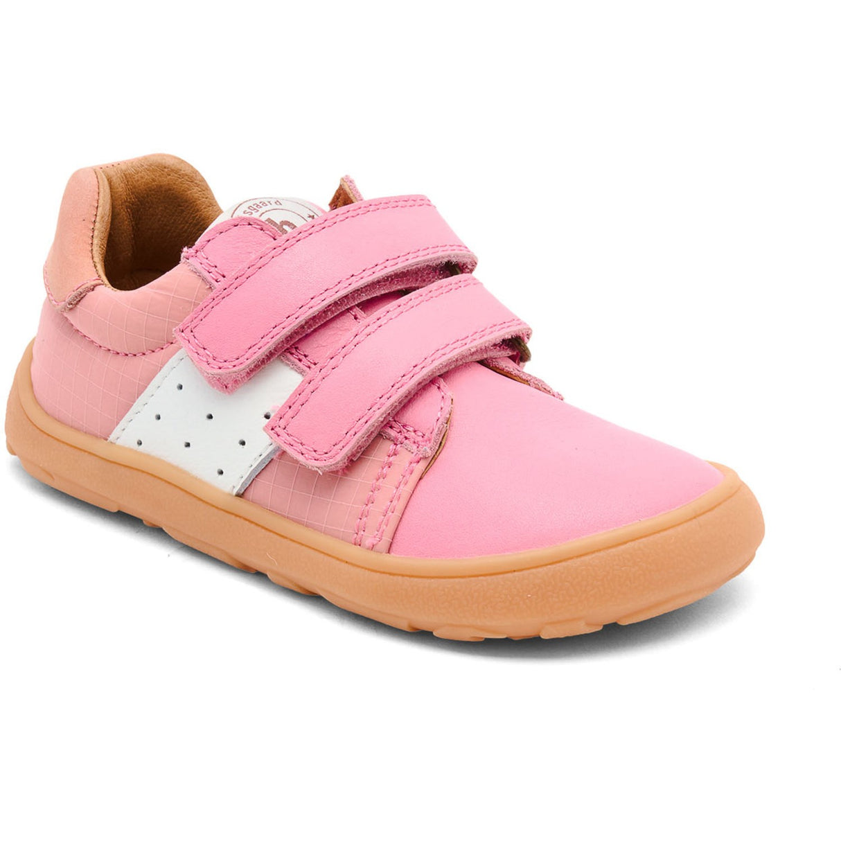 Bisgaard Pink Barefoot Ricco Borrelås Sko