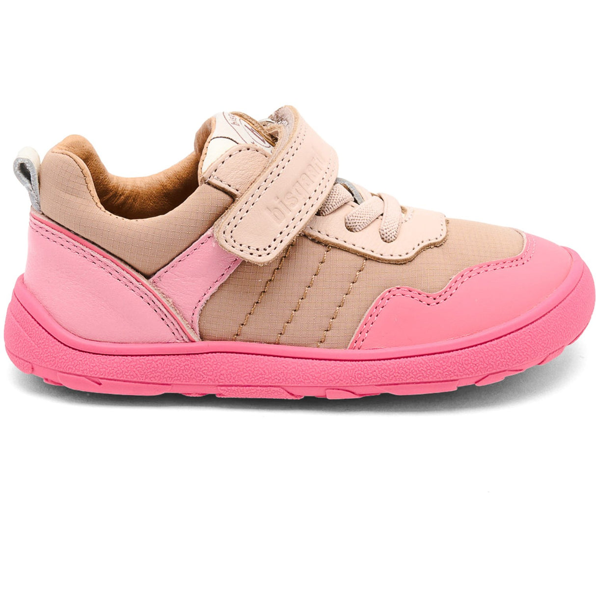 Bisgaard Pink Barefoot Baloo Borrelås Sko