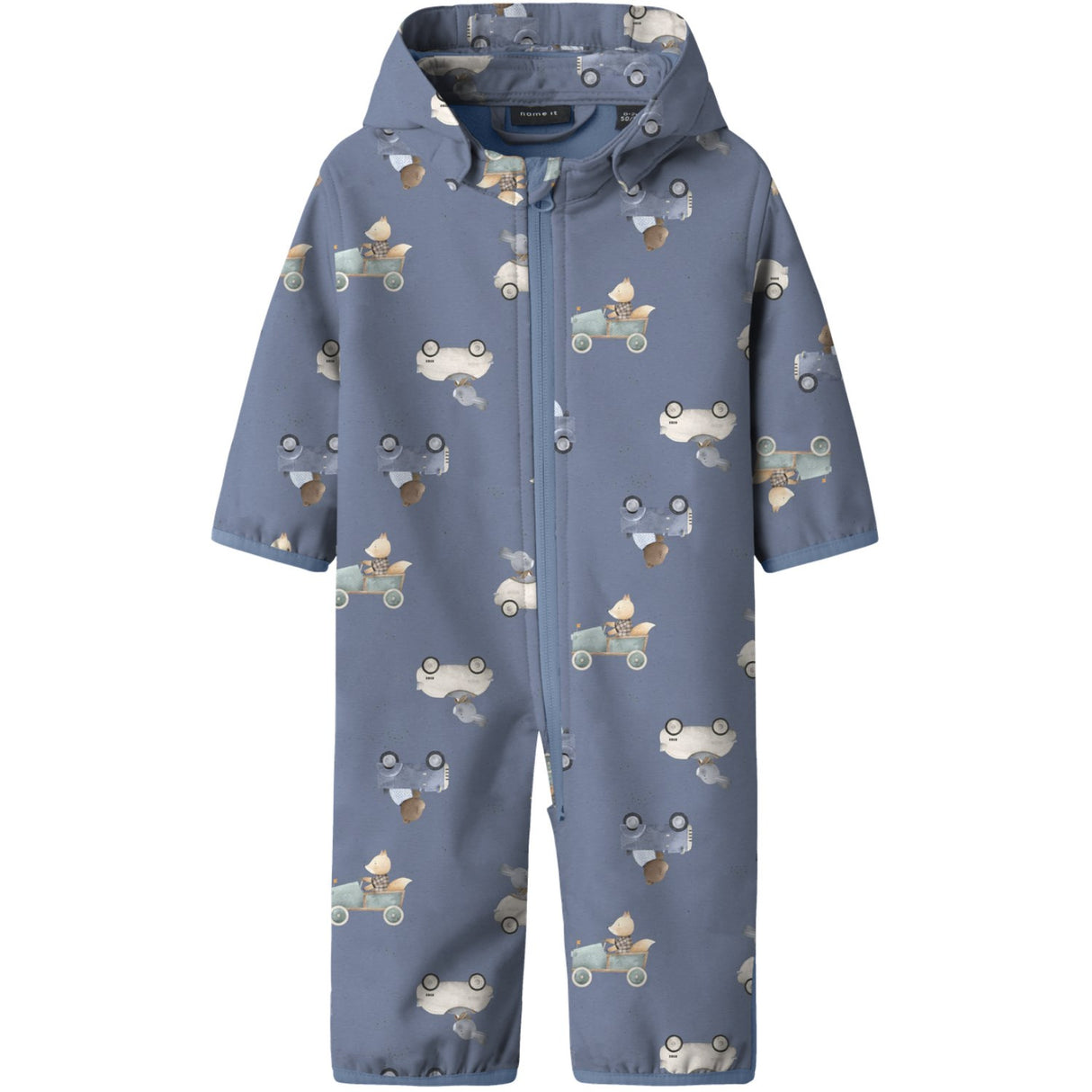 Name It Country Blue Cute Explorer Nbmalfa08 Softshell Drakt AOP Fo