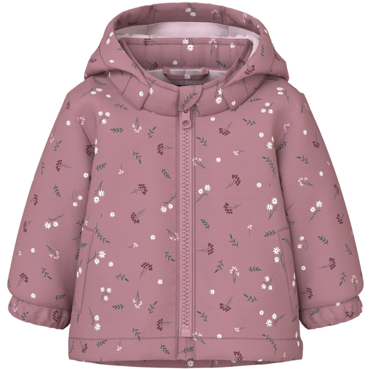 Name It Wistful Mauve 2 Petite Flower Nbfmaxi Jakke Pa AOP1