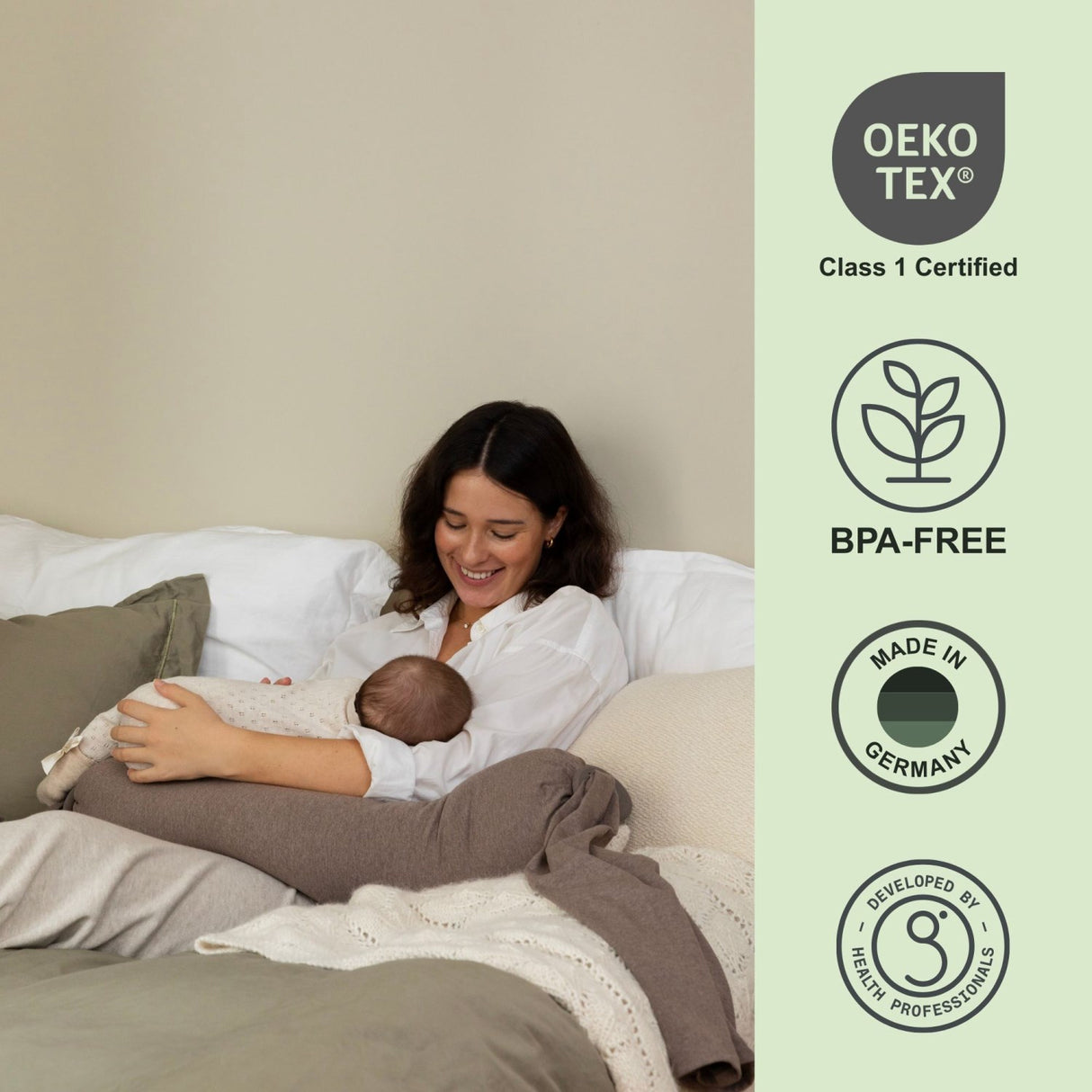 bbhugme Hazel Brown Nursing Pute