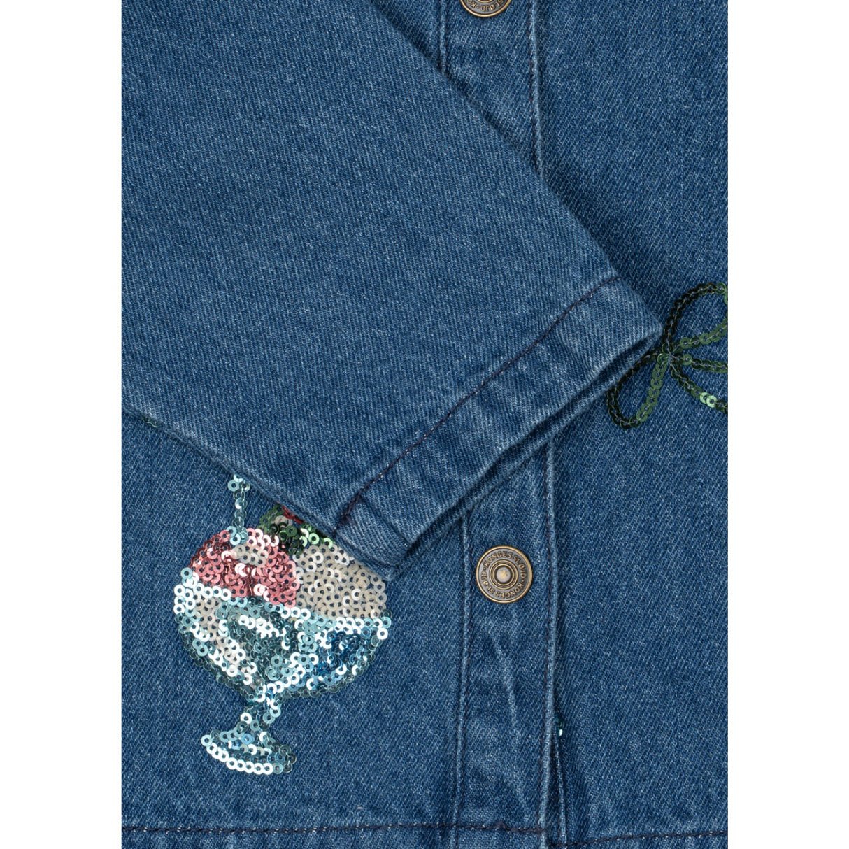 Konges Sløjd Gelato Magot Paljet Denim Jakke Gots