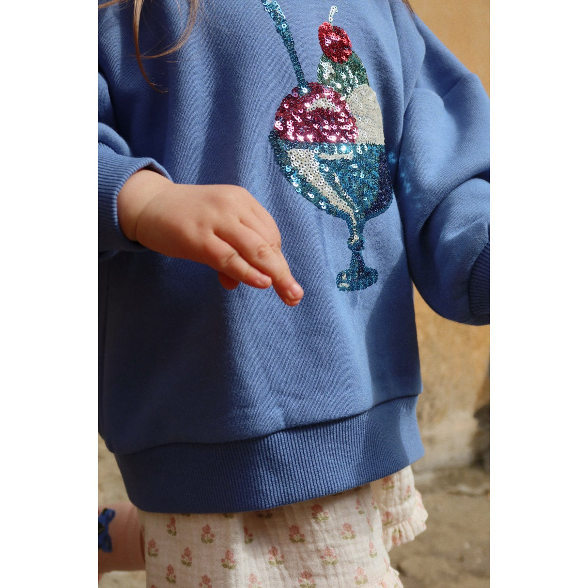 Konges Sløjd Colony Blue Loumilla Sweat Skjorte Ocs