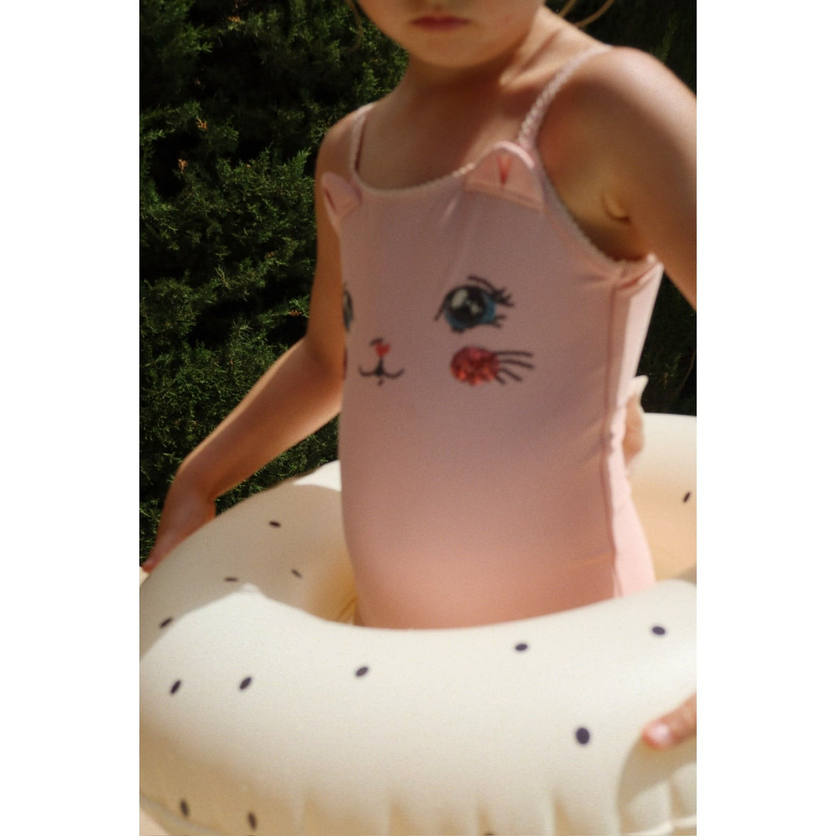 Konges Sløjd Powder Pink Kitty Badedrakt Grs