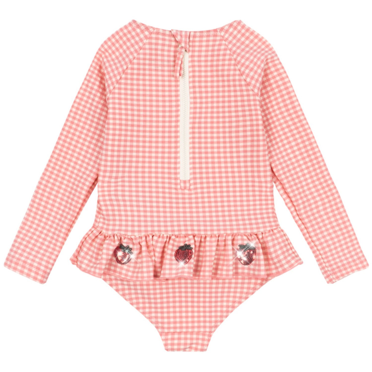 Konges Sløjd Geranium Pink Etta Ls Badedrakt