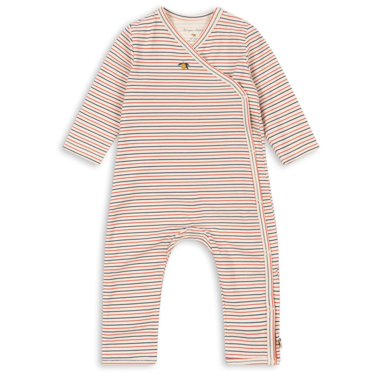 Konges Sløjd Stripe Tricolore Petit Basic Newborn Heldrakt Gots