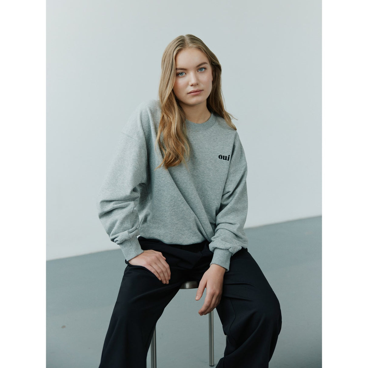 Sofie Schnoor Grey Melange Elisy Collegegenser