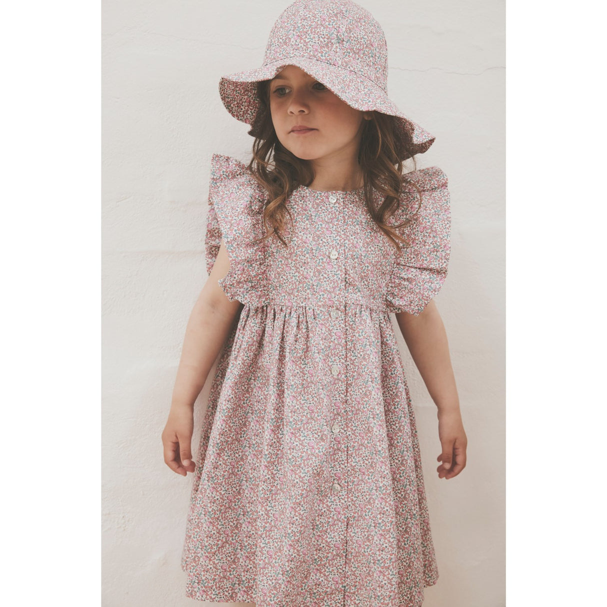 Huttelihut Plumeria Summer Lue In Liberty Stoff