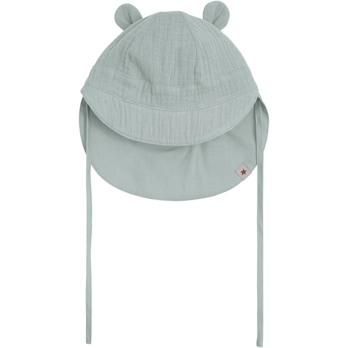 Huttelihut Gray Mist Summer Lue Ears Muslin