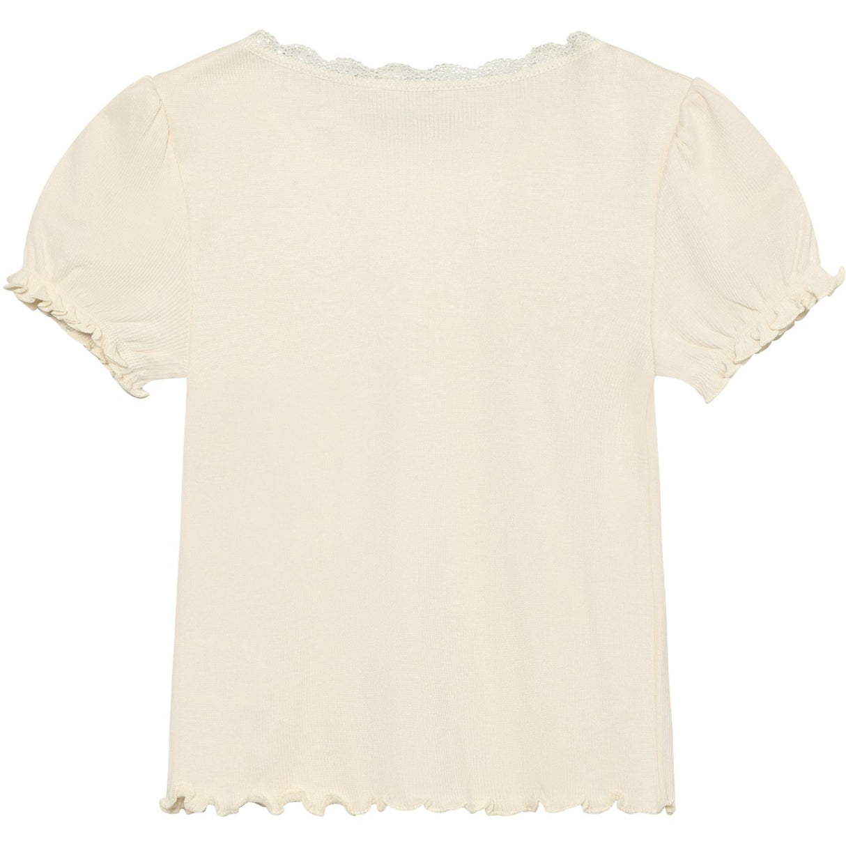 Huttelihut Antique White T-Shirt Ss Rib