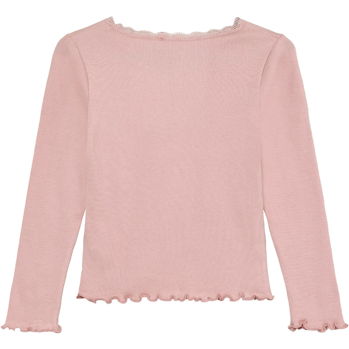 Huttelihut Pale Mauve Bluse Rib