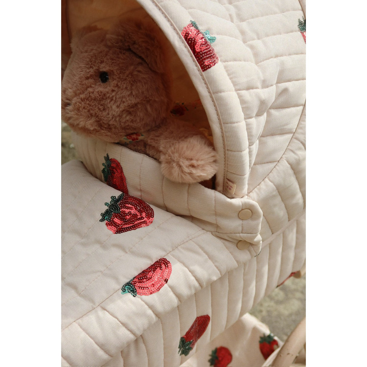 Konges Sløjd Strawberry Minnie Tyll Dukke Klapvogn