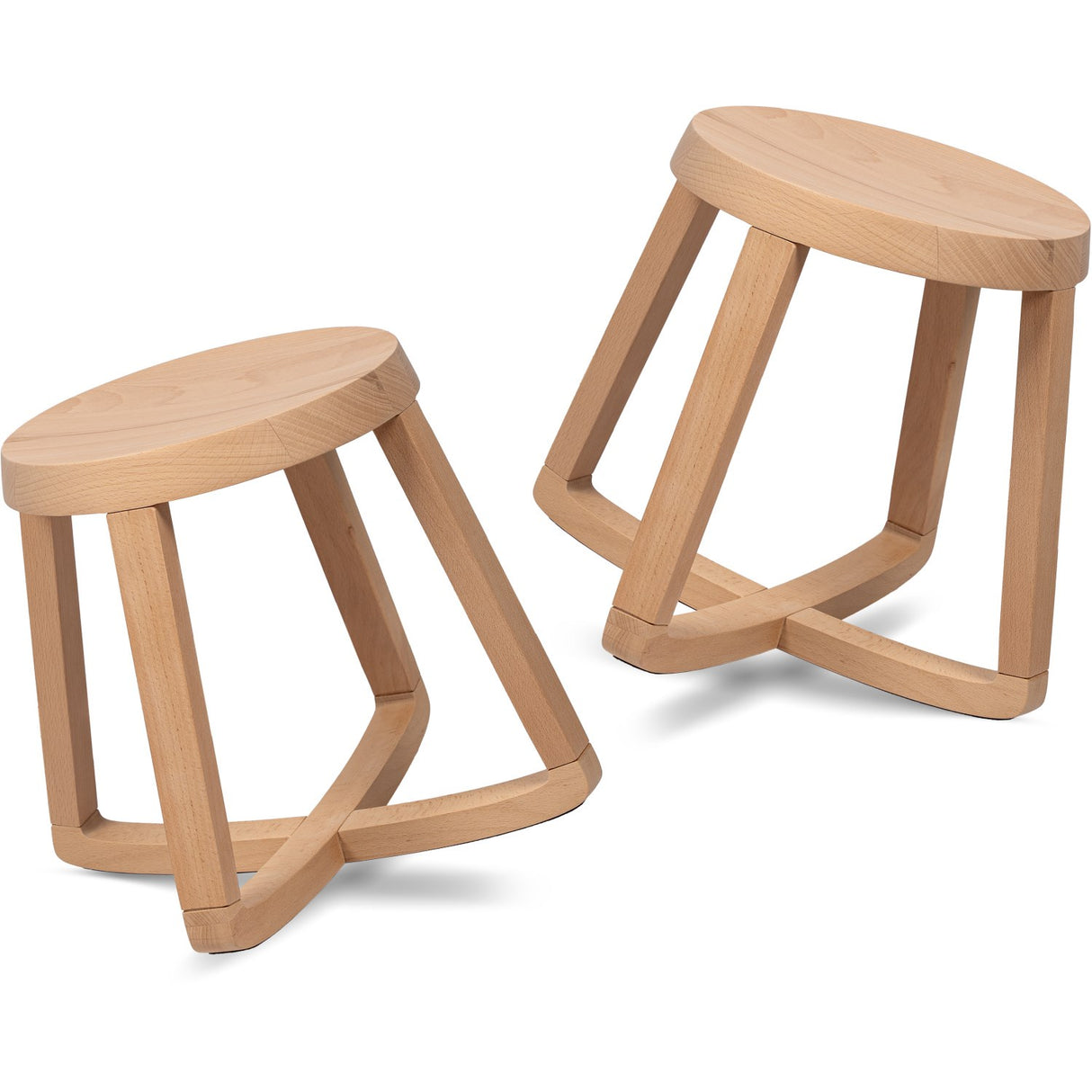Curve Lab Beech Monarchy Stool