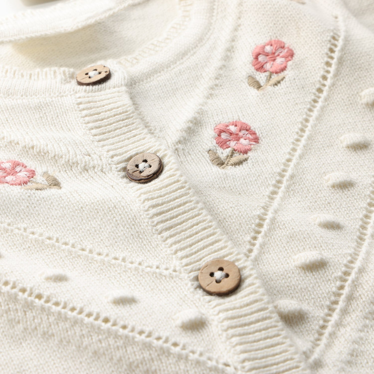 Minymo Vanilla Ice Cardigan Strikk