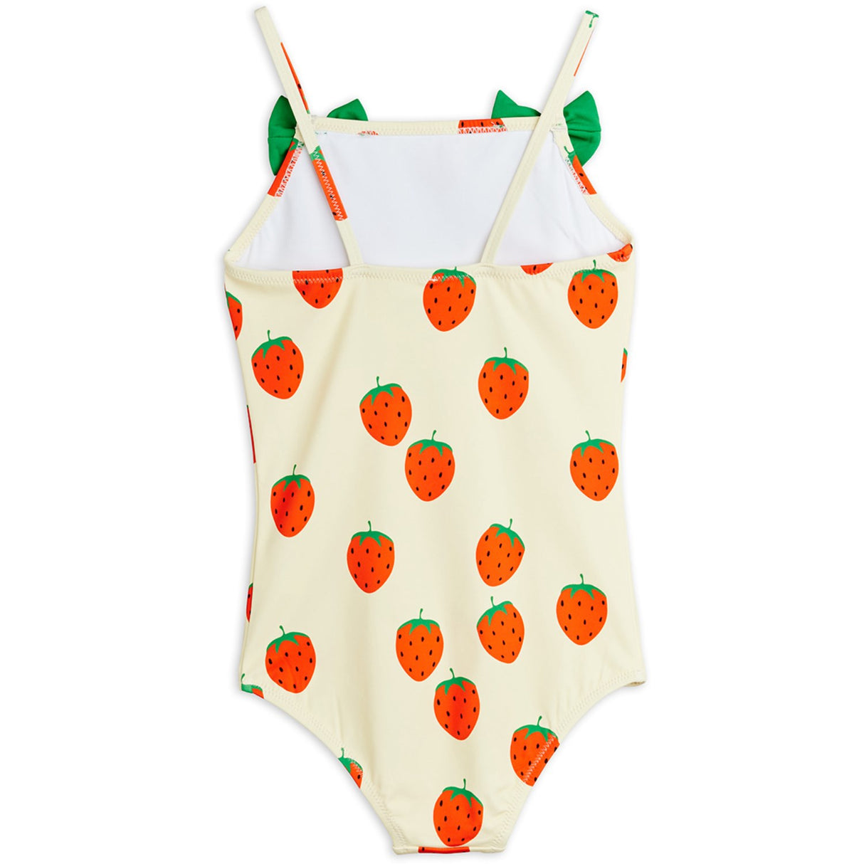 Mini Rodini Off-white Strawberries AOP Bathing Drakt